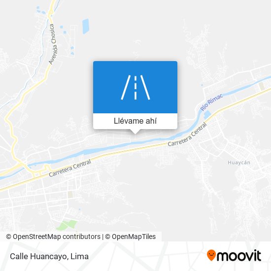 Mapa de Calle Huancayo