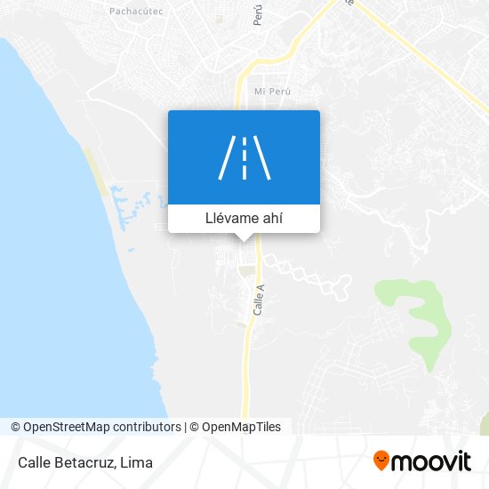 Mapa de Calle Betacruz