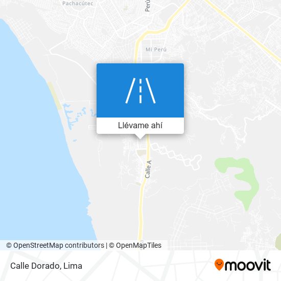 Mapa de Calle Dorado