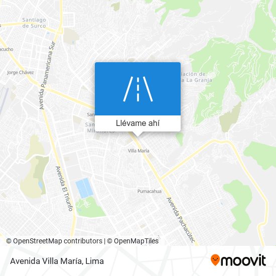 Mapa de Avenida Villa María