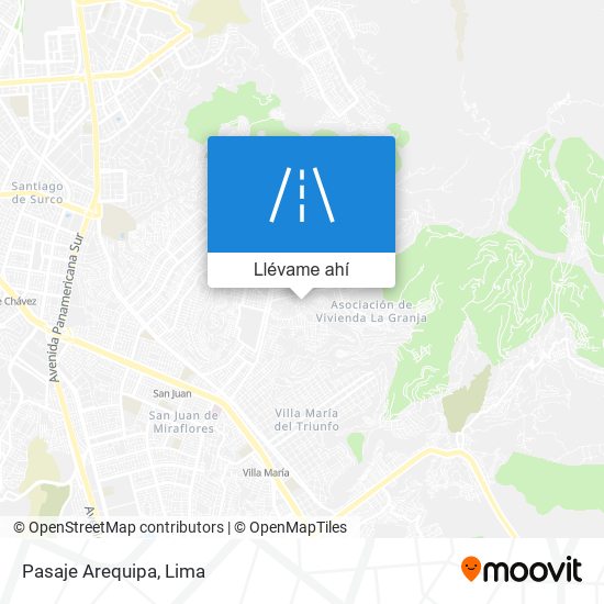 Mapa de Pasaje Arequipa