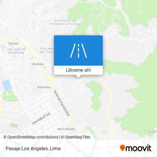 Mapa de Pasaje Los Angeles