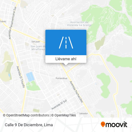 Mapa de Calle 9 De Diciembre