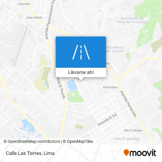 Mapa de Calle Las Torres