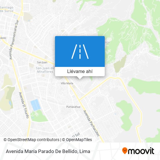 Mapa de Avenida María Parado De Bellido