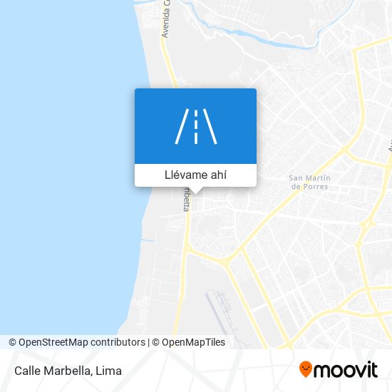 Mapa de Calle Marbella