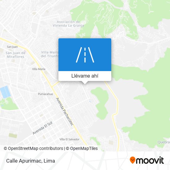 Mapa de Calle Apurimac