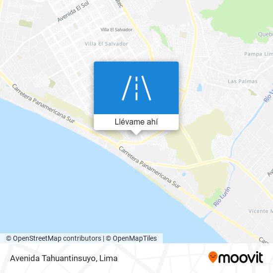 Mapa de Avenida Tahuantinsuyo