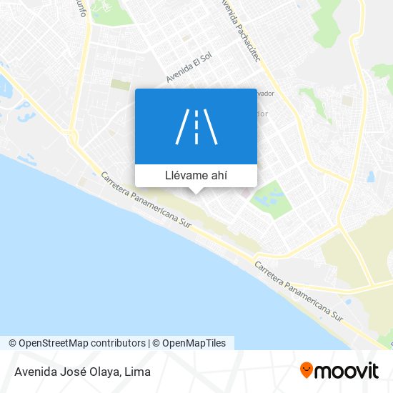 Mapa de Avenida José Olaya