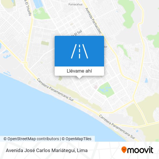 Mapa de Avenida José Carlos Mariátegui