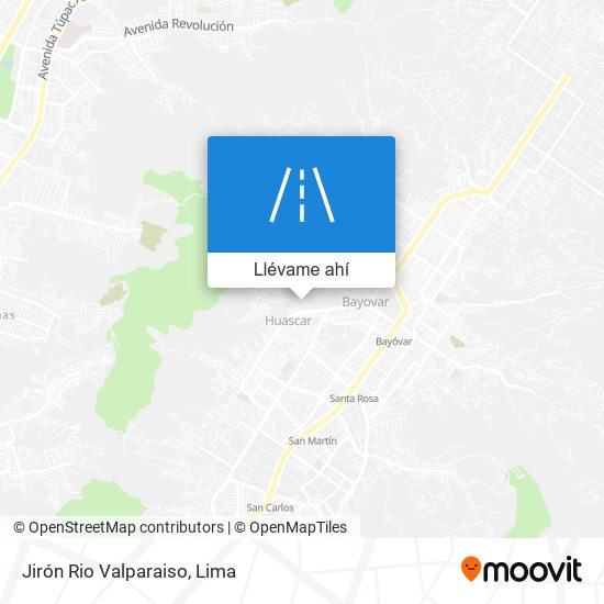 Mapa de Jirón Rio Valparaiso