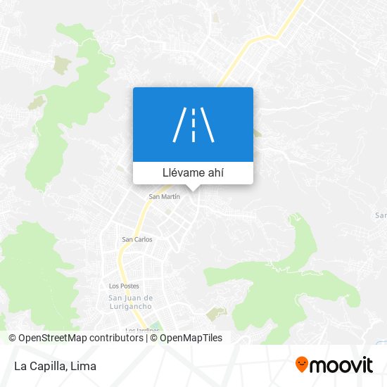 Mapa de La Capilla
