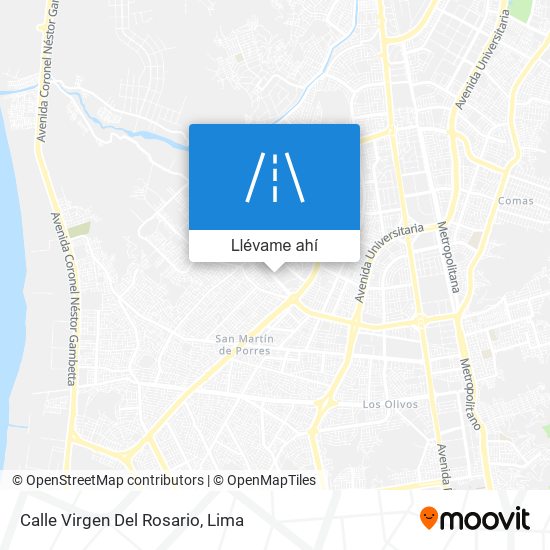 Mapa de Calle Virgen Del Rosario