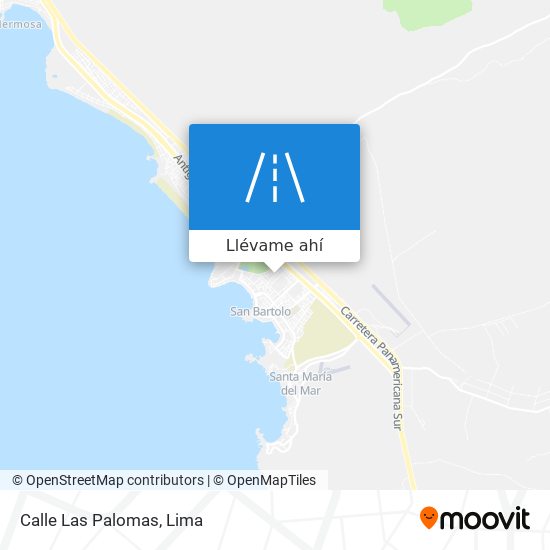 Mapa de Calle Las Palomas