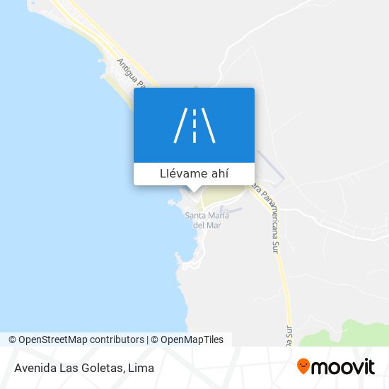 Mapa de Avenida Las Goletas