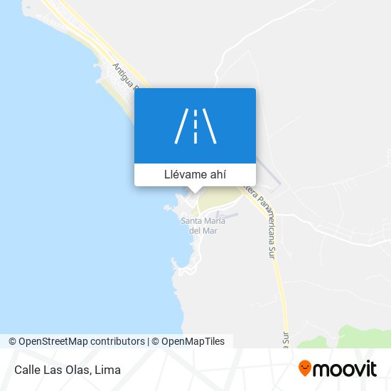 Mapa de Calle Las Olas