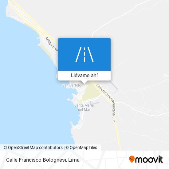 Mapa de Calle Francisco Bolognesi