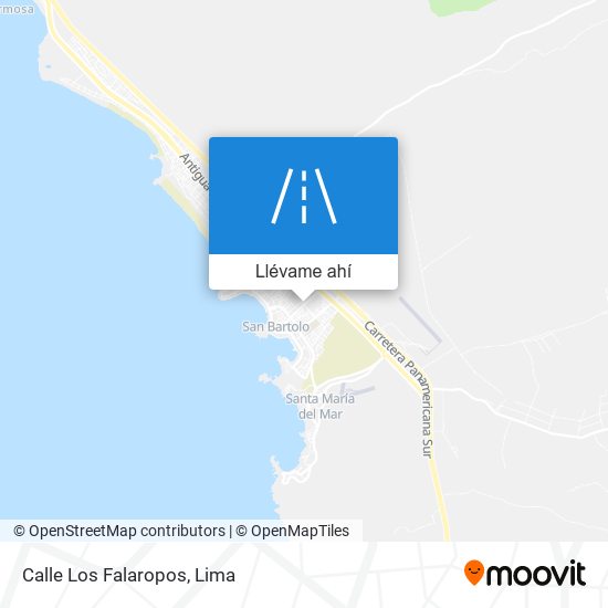 Mapa de Calle Los Falaropos