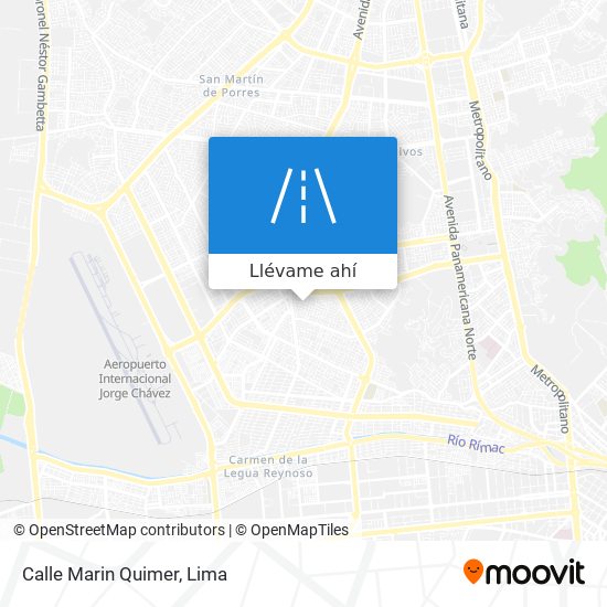 Mapa de Calle Marin Quimer