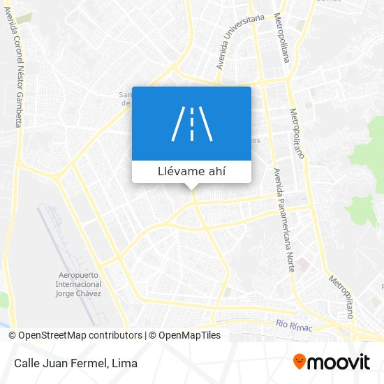Mapa de Calle Juan Fermel