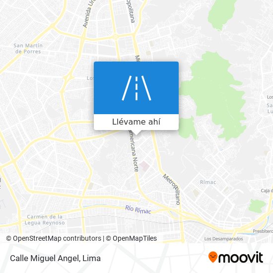 Mapa de Calle Miguel Angel