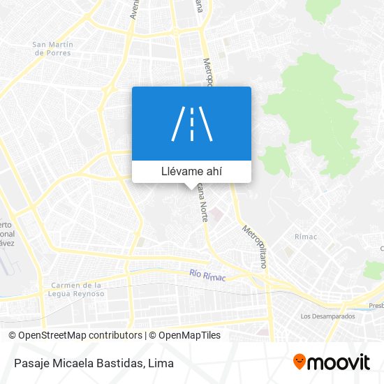 Mapa de Pasaje Micaela Bastidas