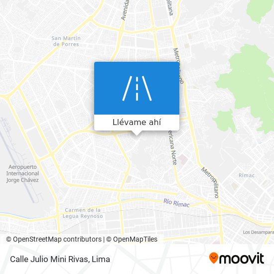 Mapa de Calle Julio Mini Rivas