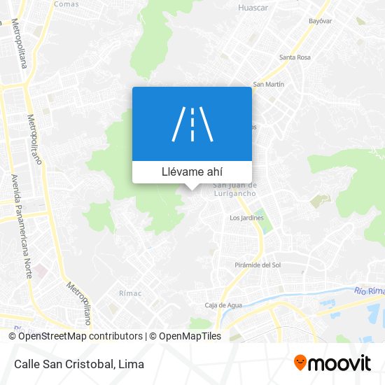 Mapa de Calle San Cristobal