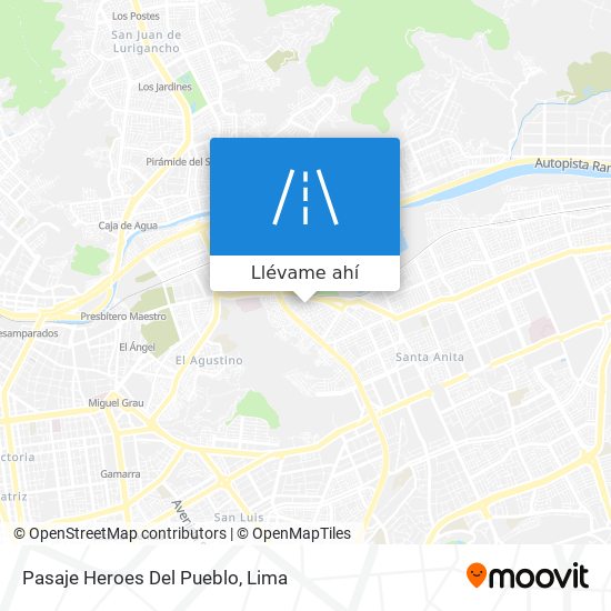 Mapa de Pasaje Heroes Del Pueblo