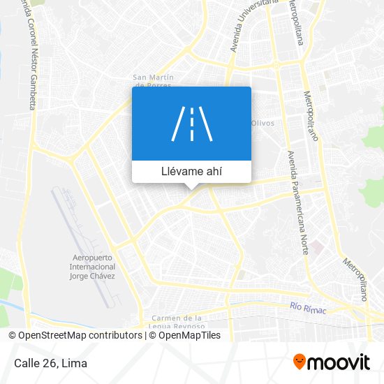 Mapa de Calle 26