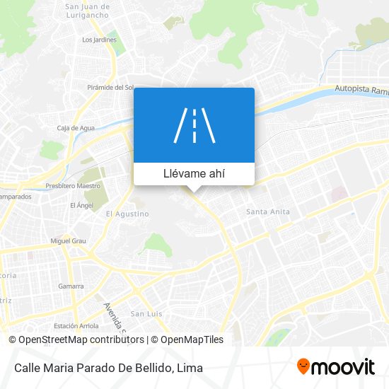 Mapa de Calle Maria Parado De Bellido