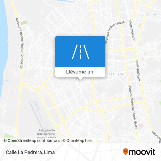 Mapa de Calle La Pedrera