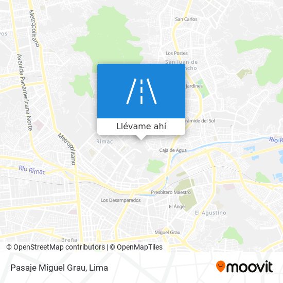 Mapa de Pasaje Miguel Grau