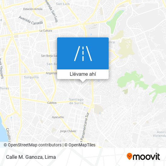 Mapa de Calle M. Ganoza