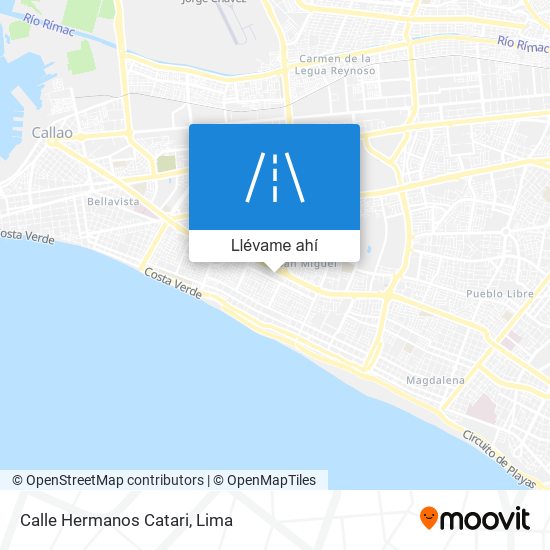 Mapa de Calle Hermanos Catari