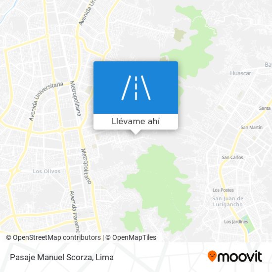 Mapa de Pasaje Manuel Scorza