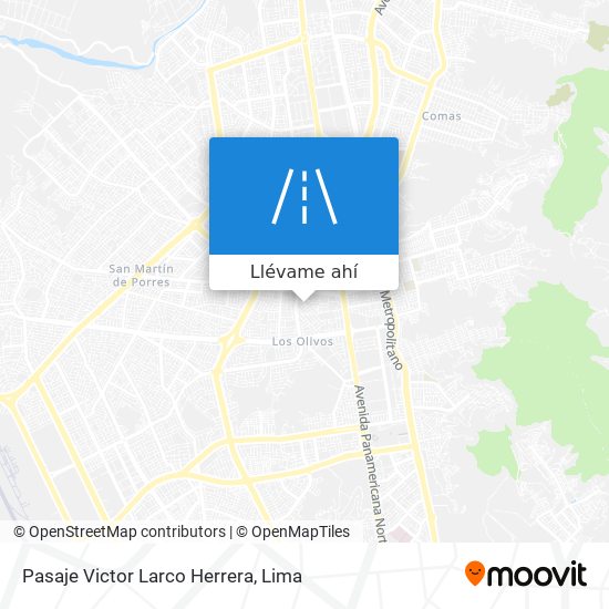 Mapa de Pasaje Victor Larco Herrera