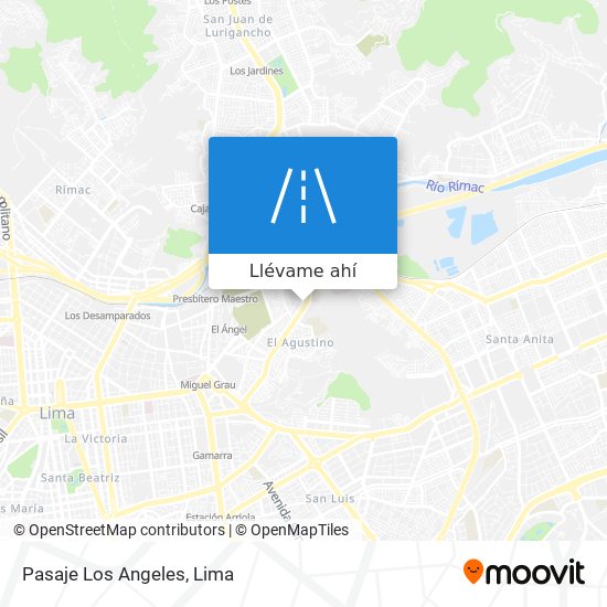 Mapa de Pasaje Los Angeles