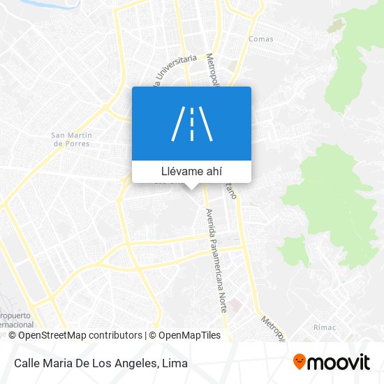 Mapa de Calle Maria De Los Angeles