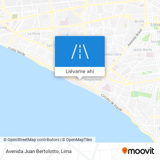Mapa de Avenida Juan Bertolotto
