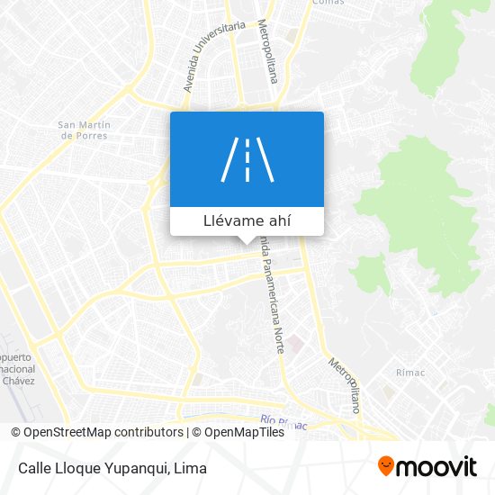 Mapa de Calle Lloque Yupanqui