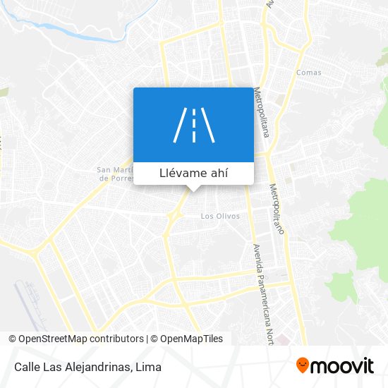 Mapa de Calle Las Alejandrinas