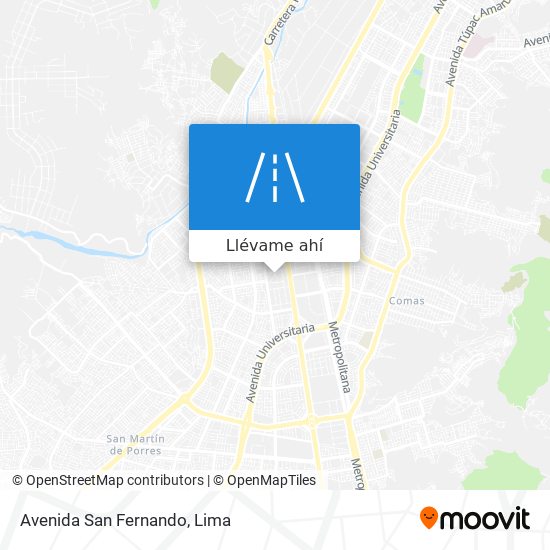 Mapa de Avenida San Fernando