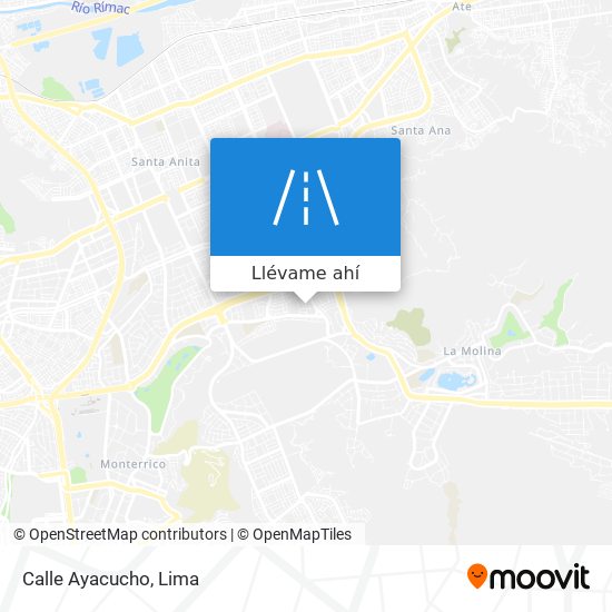 Mapa de Calle Ayacucho