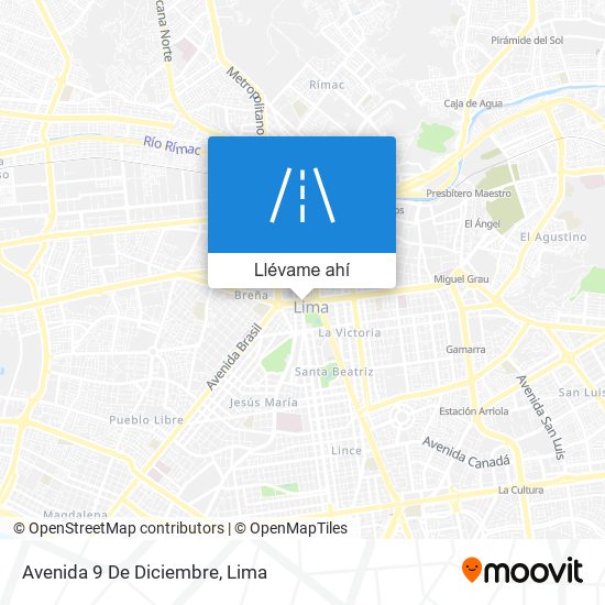 Mapa de Avenida 9 De Diciembre