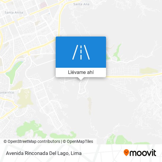 Mapa de Avenida Rinconada Del Lago