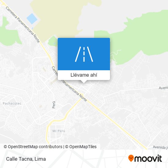 Mapa de Calle Tacna