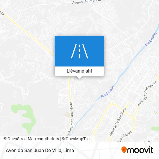 Mapa de Avenida San Juan De Villa