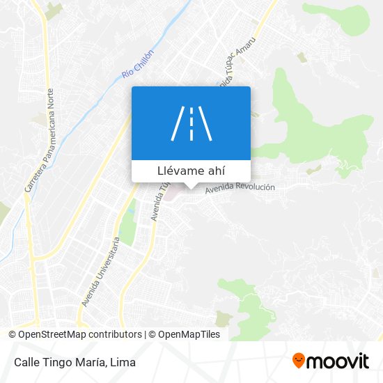 Mapa de Calle Tingo María