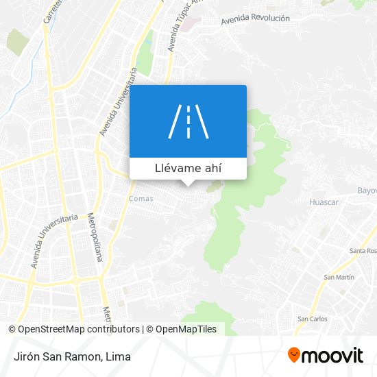 Mapa de Jirón San Ramon